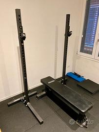 Squat stand + panca piana