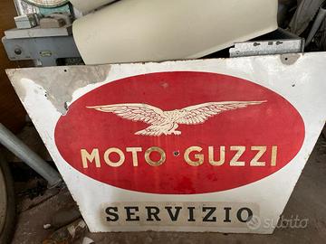 INSEGNA TABELLA TARGA MOTO GUZZI