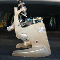 microscopio vecchio vintage