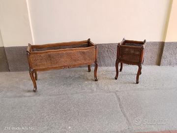 Portafiori in paglia di vienna