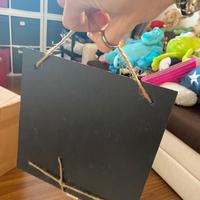 10 lavagnette in ardesia nere per matrimoni eventi