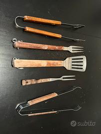 Set utensili griglia/ barbecue