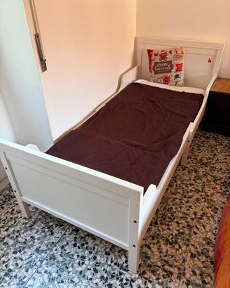 Lettino sundvik allungabile bianco ikea