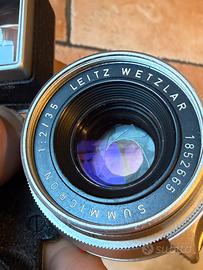 Leica Summicron 35mm f2 8 elementi occhialini M3