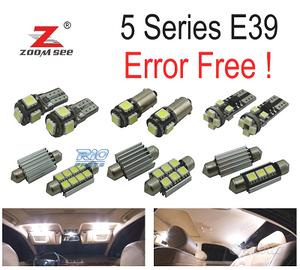 KIT 21 LAMPADE LED INTERNE BMW E39 SERIE 5 530D 52