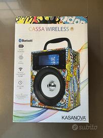 Cassa Bluetooth Kasanova Comic - Effetti Luce LED