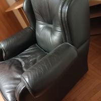 poltrona in pelle