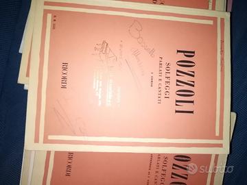 28 libri per lo studio del pianoforte e solfeggio 