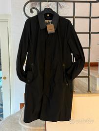 Trench nero Burberry taglia 54 con cartellino