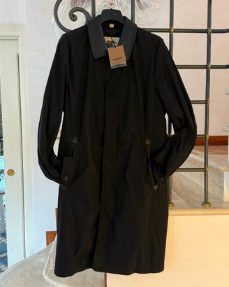 Trench nero Burberry taglia 54 con cartellino