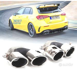 TERMINALI SCARICO MERCEDES CLASSE A W177 CLA W118 