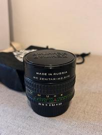 Obbiettivo MC zenitar 16 mm 2,8-16 FISH-EYE