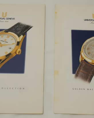 Quattro Cataloghi Orologi Universal Geneve 1995