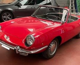 FIAT 850 SPORT SPIDER CON HARD-TOP IN TINTA.