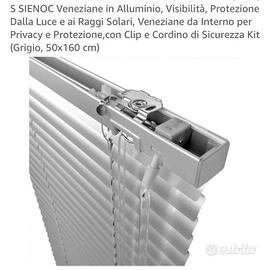 4 tende veneziane in alluminio colore :crema