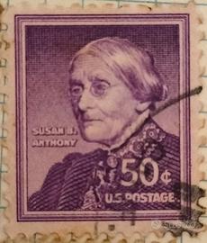 francobollo 50 Cent SUSAN B. ANTHONY