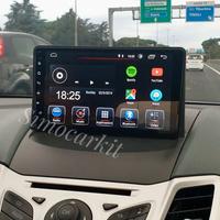 CAR TABLET 9 POLLICI ANDROID 13 PER FORD FIESTA