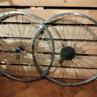 cerchi bici da viaggio cicloturismo shimano deore