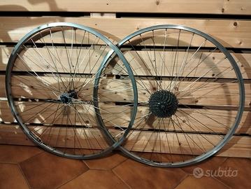 cerchi bici da viaggio cicloturismo shimano deore