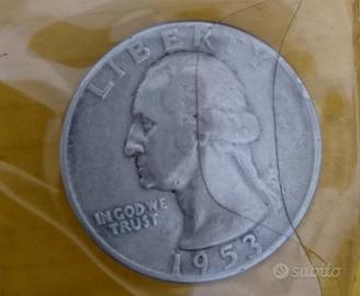 Quarto di Dollaro USA Washington 1953 D