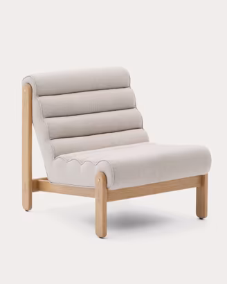 Poltrona Magira KAVE HOME beige in rovere