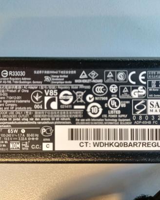 Alimentatore per PC - output 19,5V a 3,33A