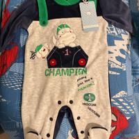 Pastello - Tutina di ciniglia taglia 1-3 mesi