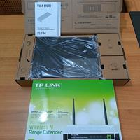 ROUTER MODEM TIM HUB + TP-LINK EXTENDER