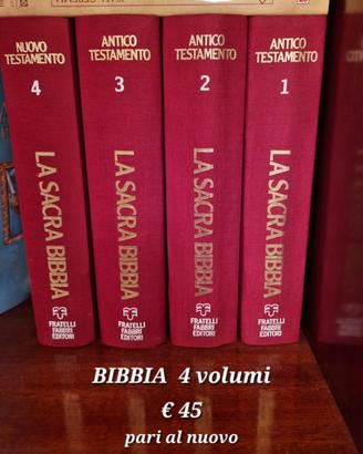 Bibbia 4 volumi
