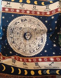 Coperta Arazzo 2x2m Oroscopo Boho Vintage