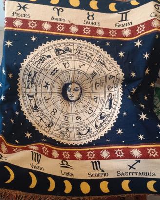 Coperta Arazzo 2x2m Oroscopo Boho Vintage