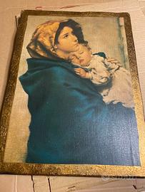 Dipinto su legno “Madonna del riposo “ Roberto Fer