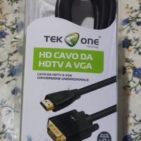 Cavo da HDTV a VGA TEK ONE 1.8m 1080P