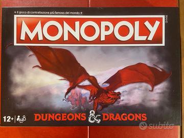 Monopoly Dungeons & dragons gioco da tavolo nuovo