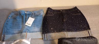 gonne jeans taglia L