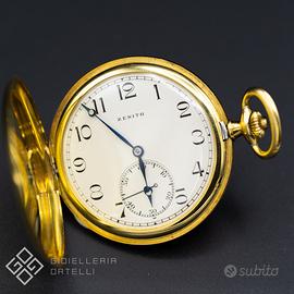 Zenith Savonette orologio da Tasca | In Oro 18kt