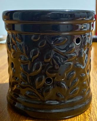 Brucia essenze in ceramica nera