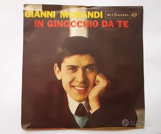 Gianni Morandi In ginocchio da te 45 giri