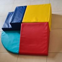 Set 4 costruzioni morbide per psicomotricità