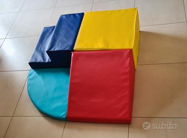 Set 4 costruzioni morbide per psicomotricità