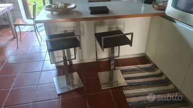 sgabelli in acciaio