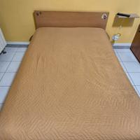 Letto 1 piazza e mezza con struttura in legno