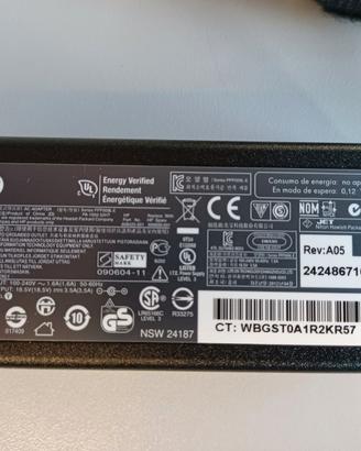 HP alimentatore per PC - output 18,5V a 3,5A