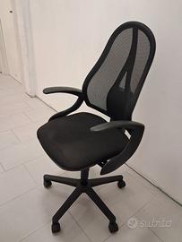 Sedia da ufficio ergonomica con schienale in rete
