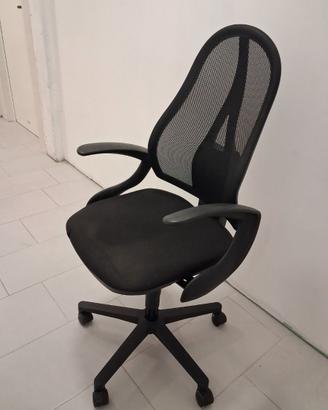 Sedia da ufficio ergonomica con schienale in rete