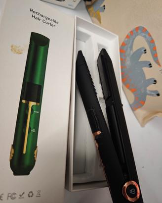 Piastra capelli portatile