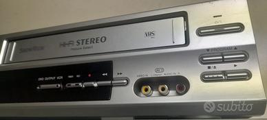 lettore vhs dvd combo videoregistratore Hitachi