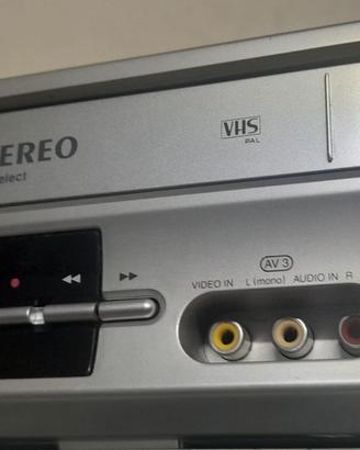 lettore vhs dvd combo videoregistratore Hitachi