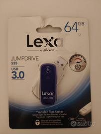 Chiavetta USB 3.0 64 Gb Lexar