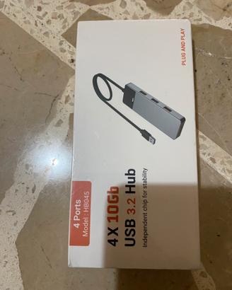 Usb hub 4 porte 10gbps